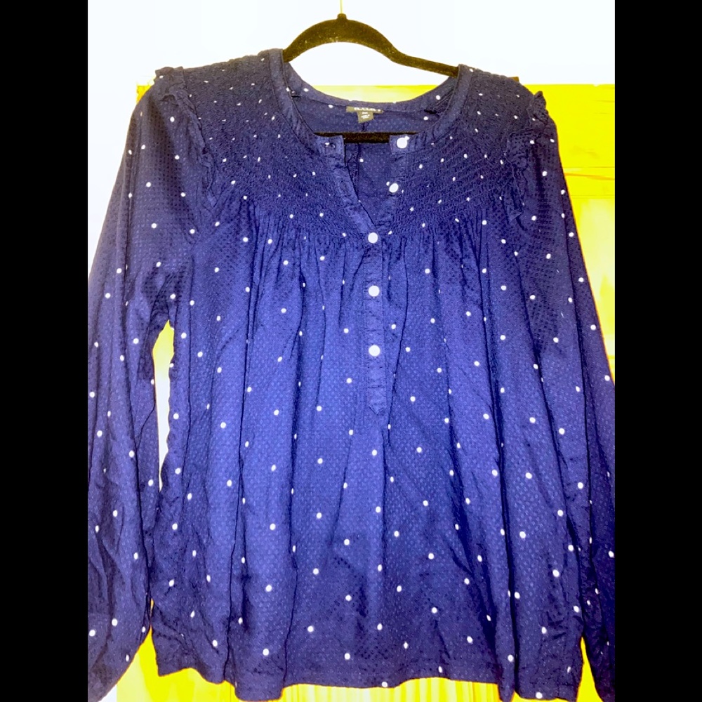 A.n.a. smocked front top